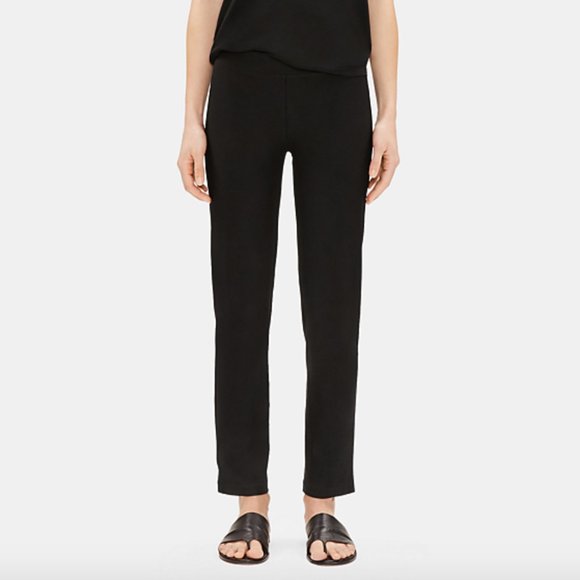 Eileen Fisher Pants - Eileen Fisher System Black Stretch Crepe Pant